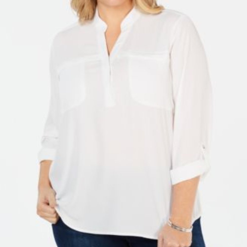 NY Collection Cobalt blue Blouse